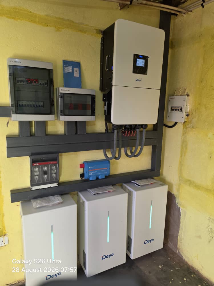Featured Royal Current inverter and battery installation